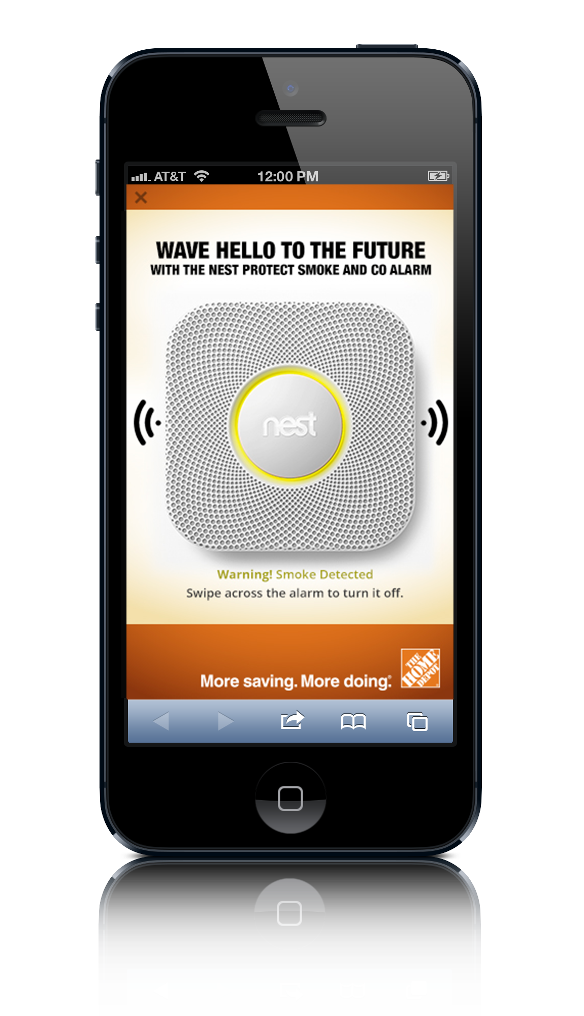Nest Protect mobile ad — screen 2