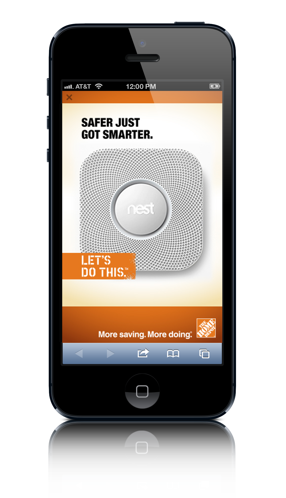Nest Protect mobile ad — screen 4